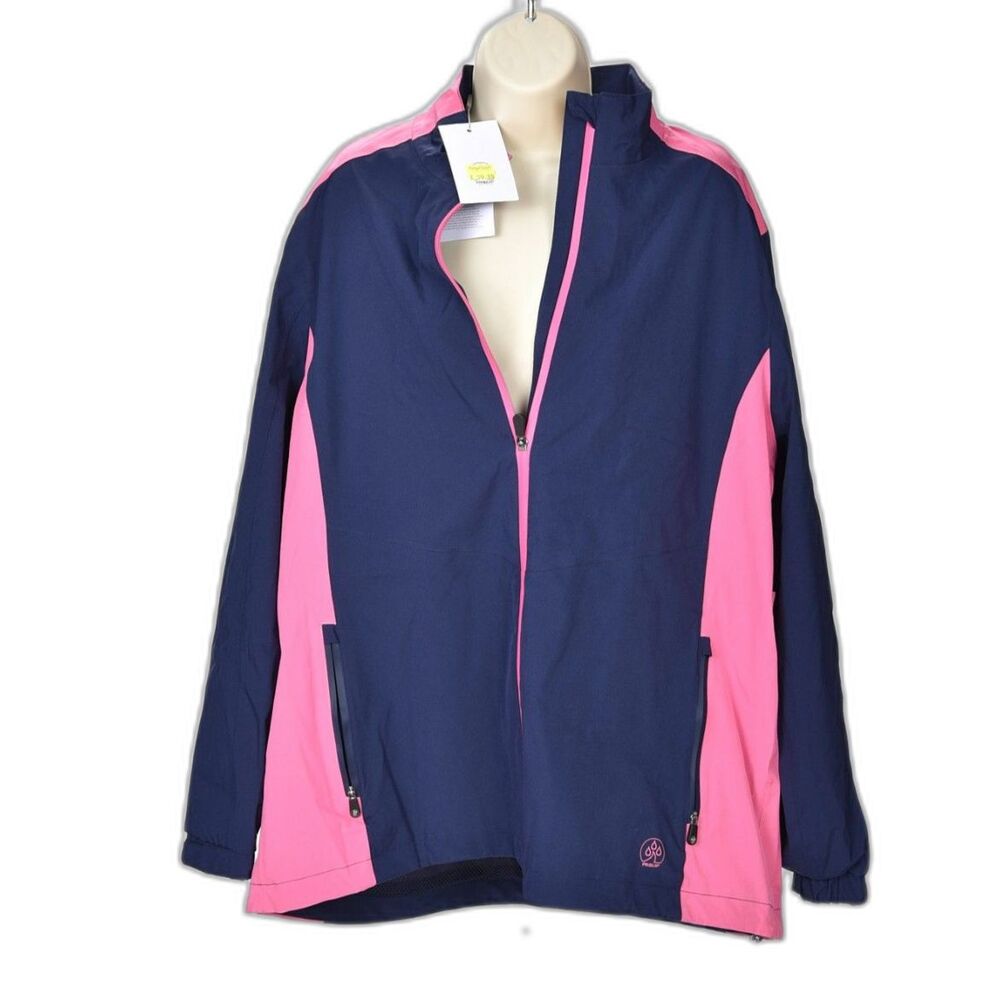 ProQuip Women's Darcey Jacket Colorblock Waterproof Golf Jacket Size XL (NWT)